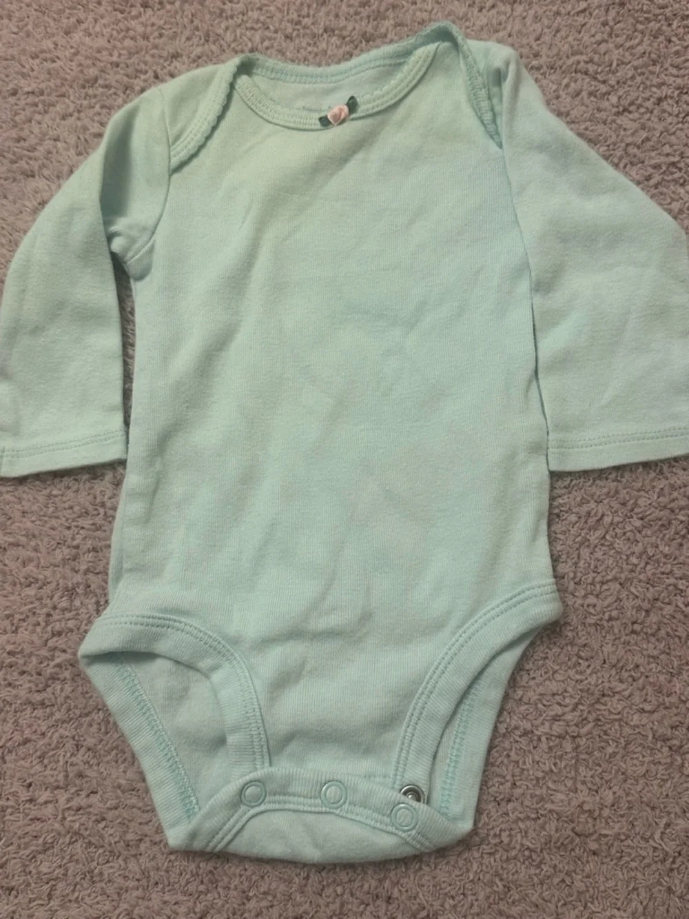 3pc Baby Girl Onesies 0–3M | Simple Joys Carter’s + Bundles Pastel Set - Picture 2 of 7